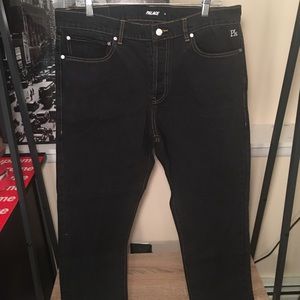 Palace dark wash denim jeans
